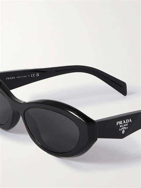 prada oval sunglasses black|shop prada sunglasses online.